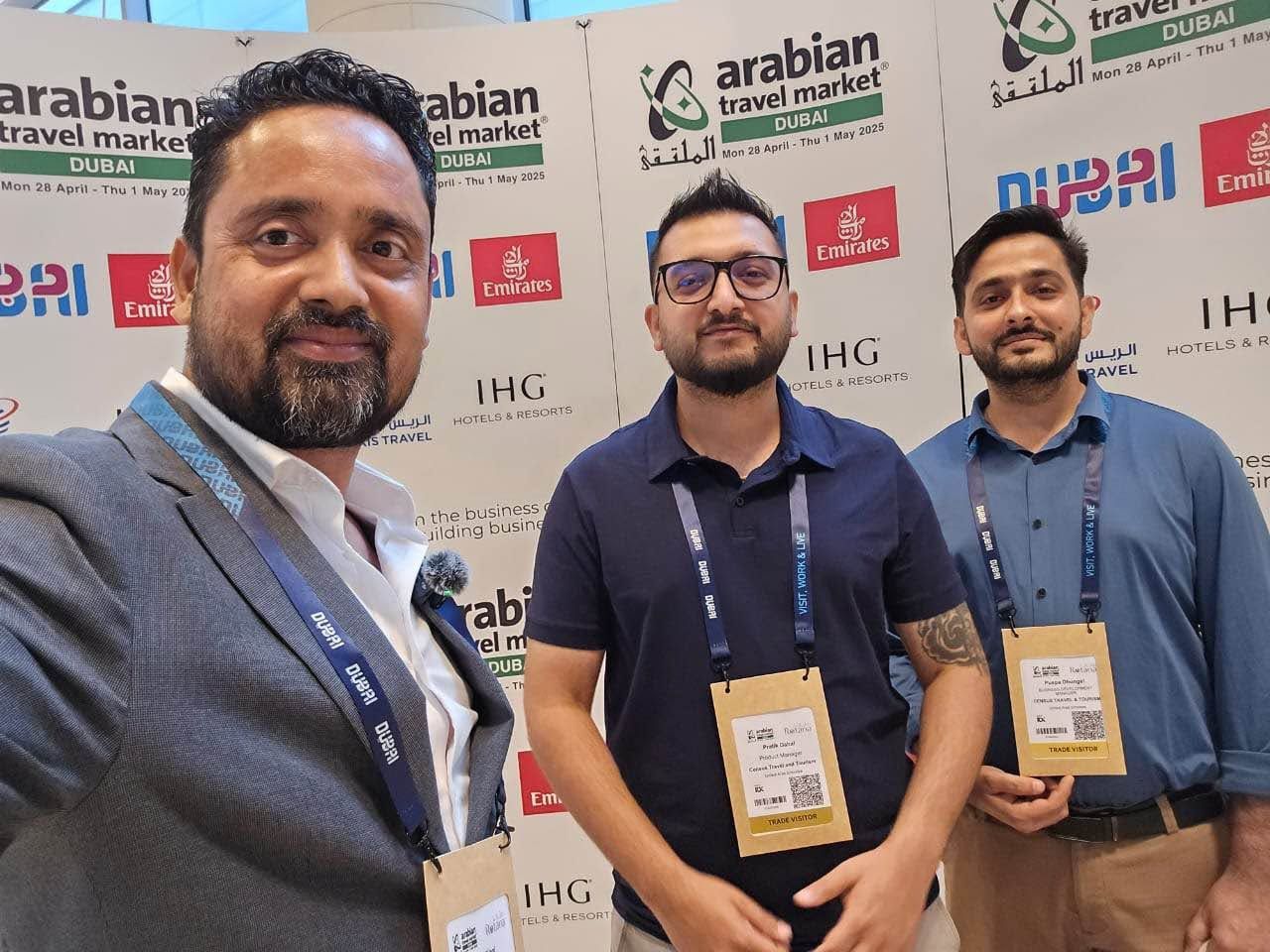 Shishir Yogi at Arabian Travel Market Dubai